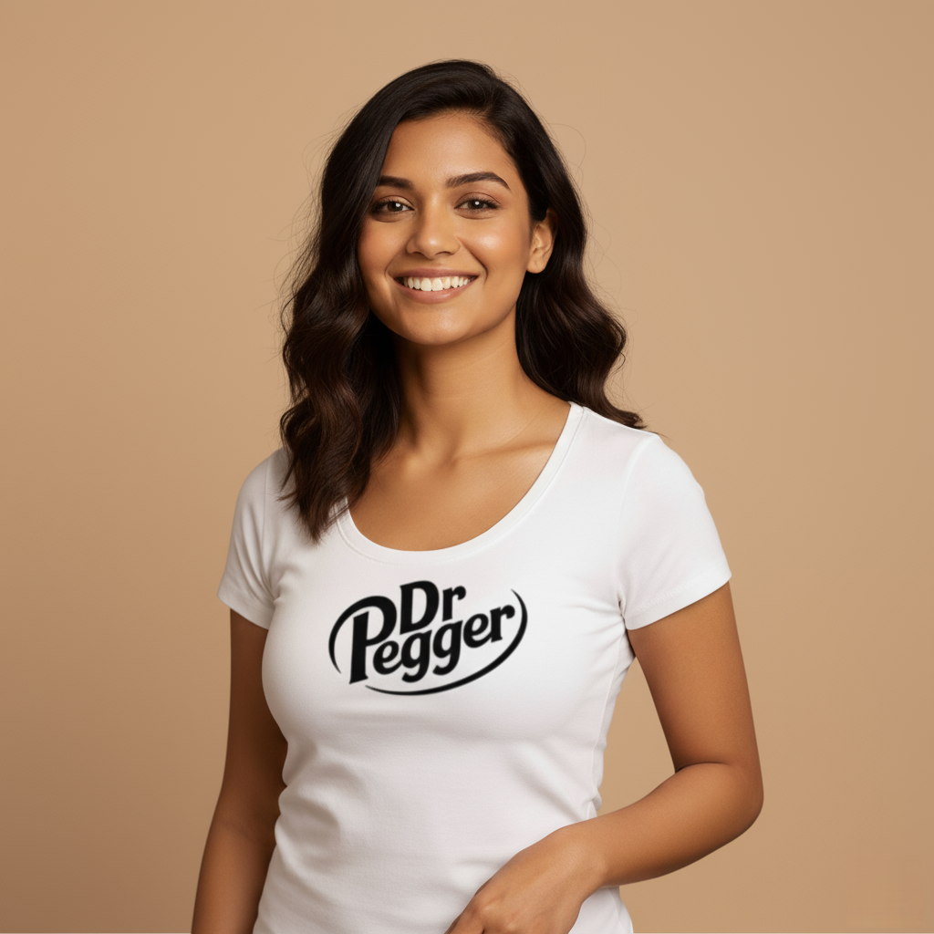 "Dr. Pegger" Women's Curved T-Shirt