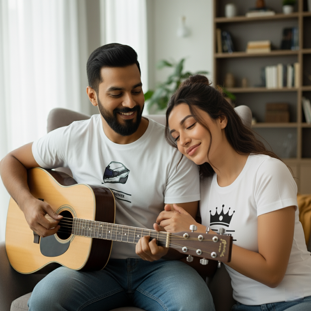 The Driver & The Passenger Matching Couple T-Shirt Set for Every Duo by NextDate