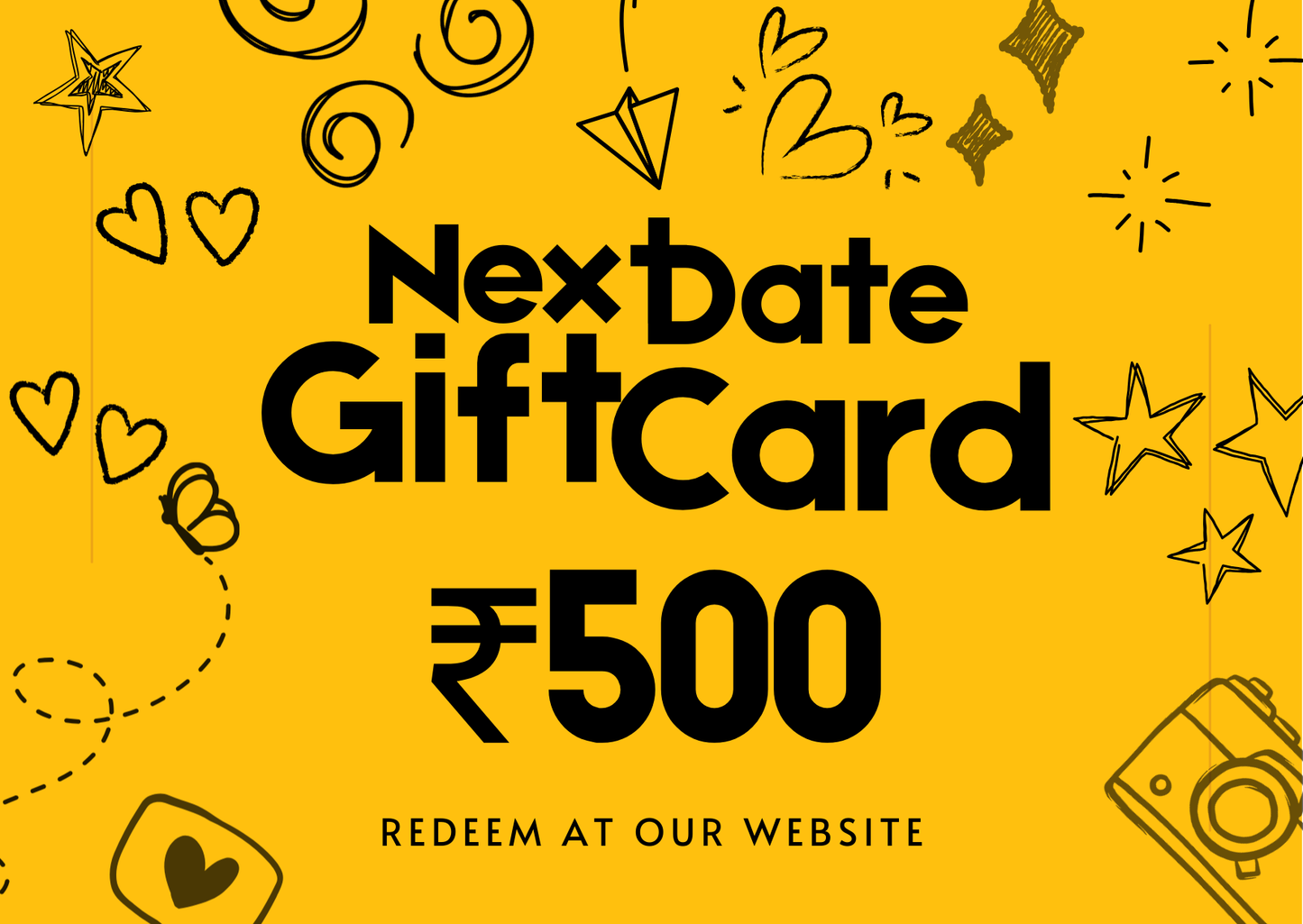NextDate Gift Card – The Perfect Gift for Couples | Instant Delivery