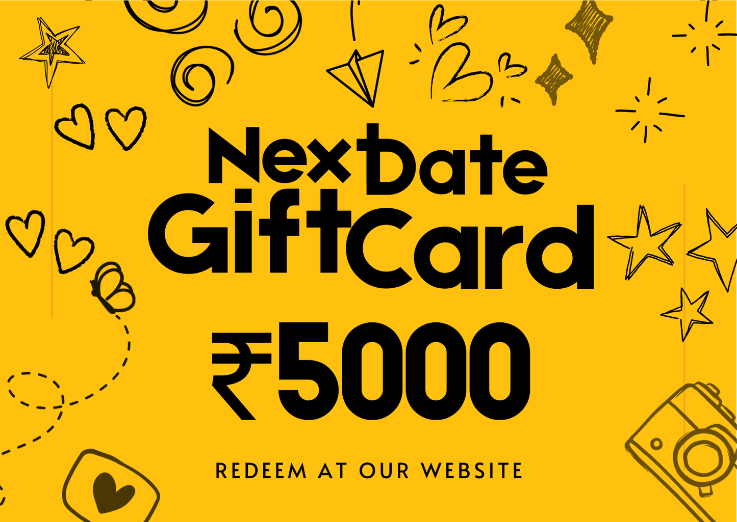 NextDate Gift Card – The Perfect Gift for Couples | Instant Delivery