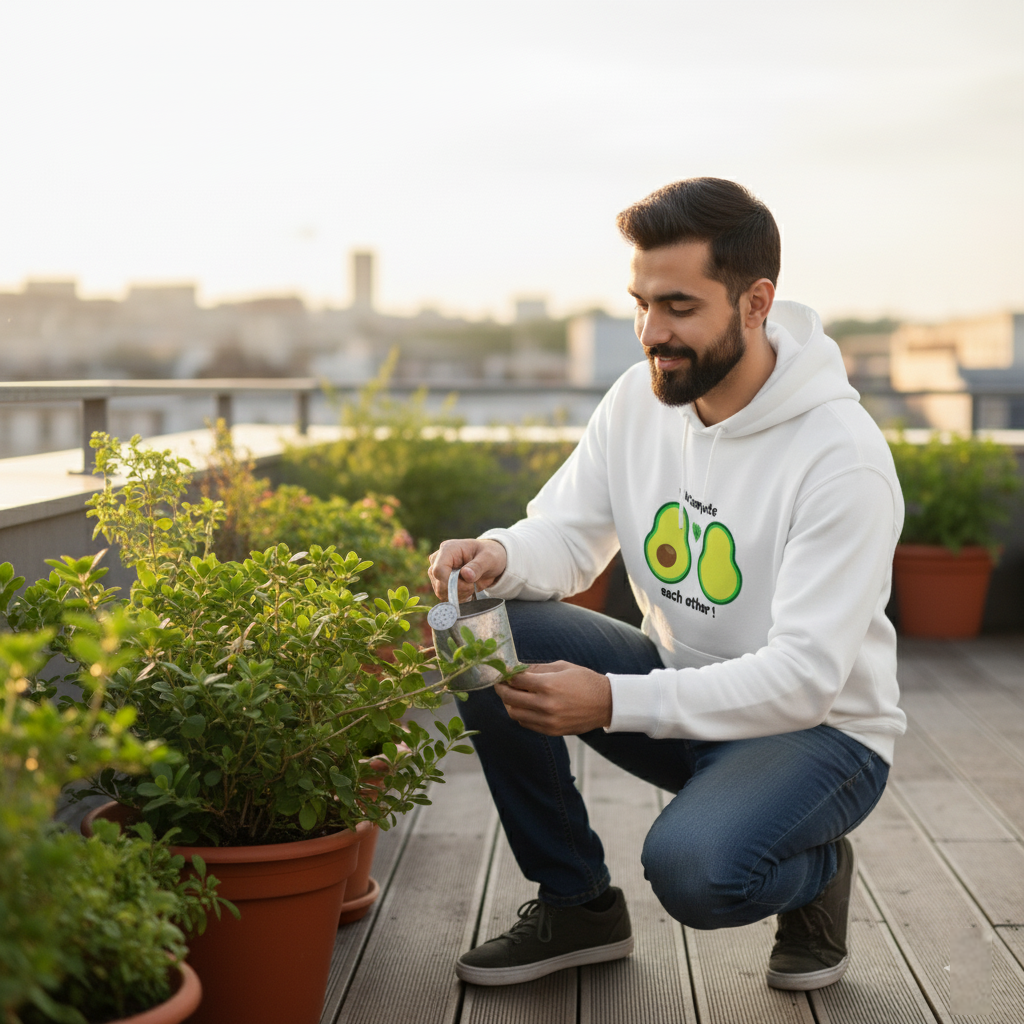 Avocado Love Unisex Sweatshirt  Cute Couple-Inspired Pullover by NextDate