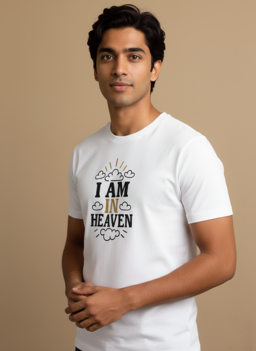 "I Am in Heaven"  Men's Unisex T-Shirt