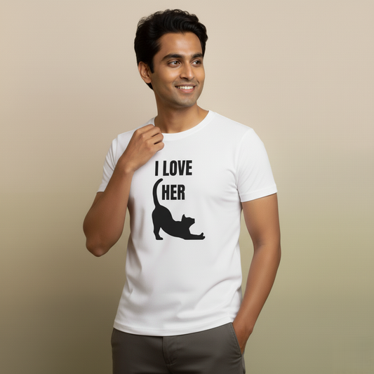 👕 Men’s T-Shirt – “I Love Her Pussy