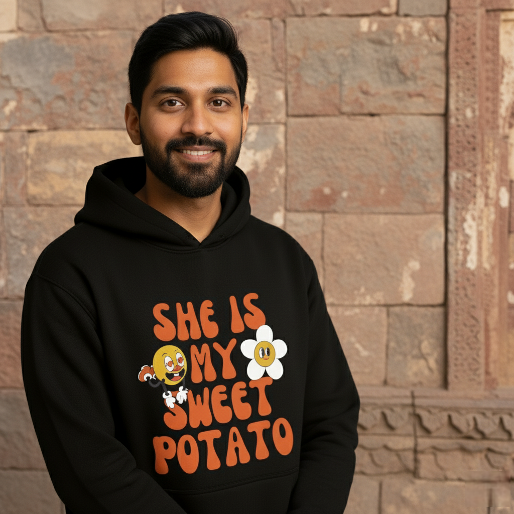 She Is My Sweet Potato Couple Hoodie