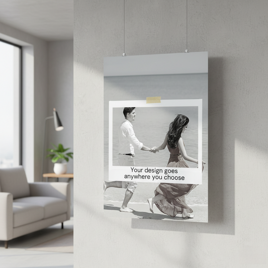 Customized Poster  A3 & A4 Size with Optional Frame | Personal Photo, Quote or Art by NextDate