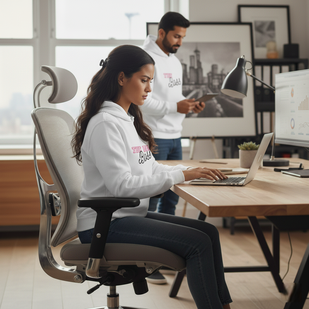 The Boss & The Real Boss – Couple Hoodies Combo