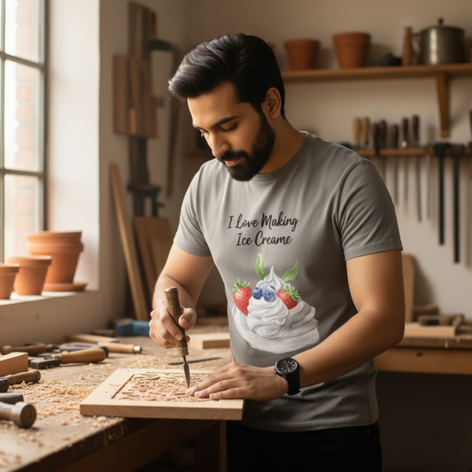 "The Ice Cream Pair  His: I Love Making Ice Cream | Hers: I Am Ice"