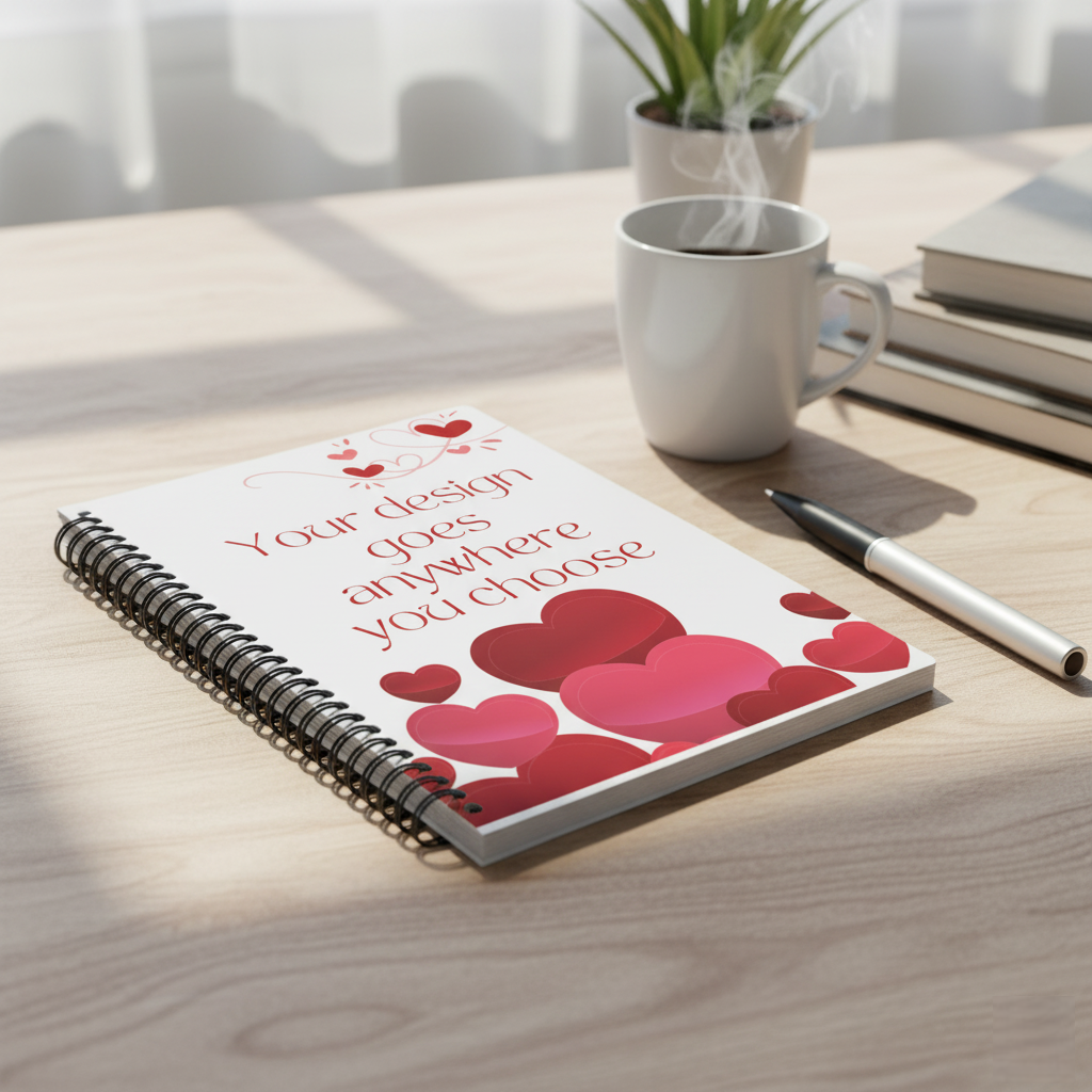 Customized A5 Notebook  Personalized Cover Diary with Front & Back Print by NextDate