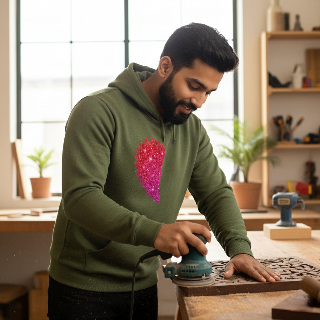 ❤️ Half-Heart Couple Hoodies – Complete the Love