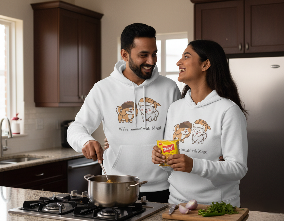 Were Jammin with Maggi Hoodie  Oversized Unisex Dog Print Sweatshirt