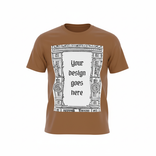 Customized Unisex T-Shirt  Personalized Round Neck Tee in Premium Cotton by NextDate