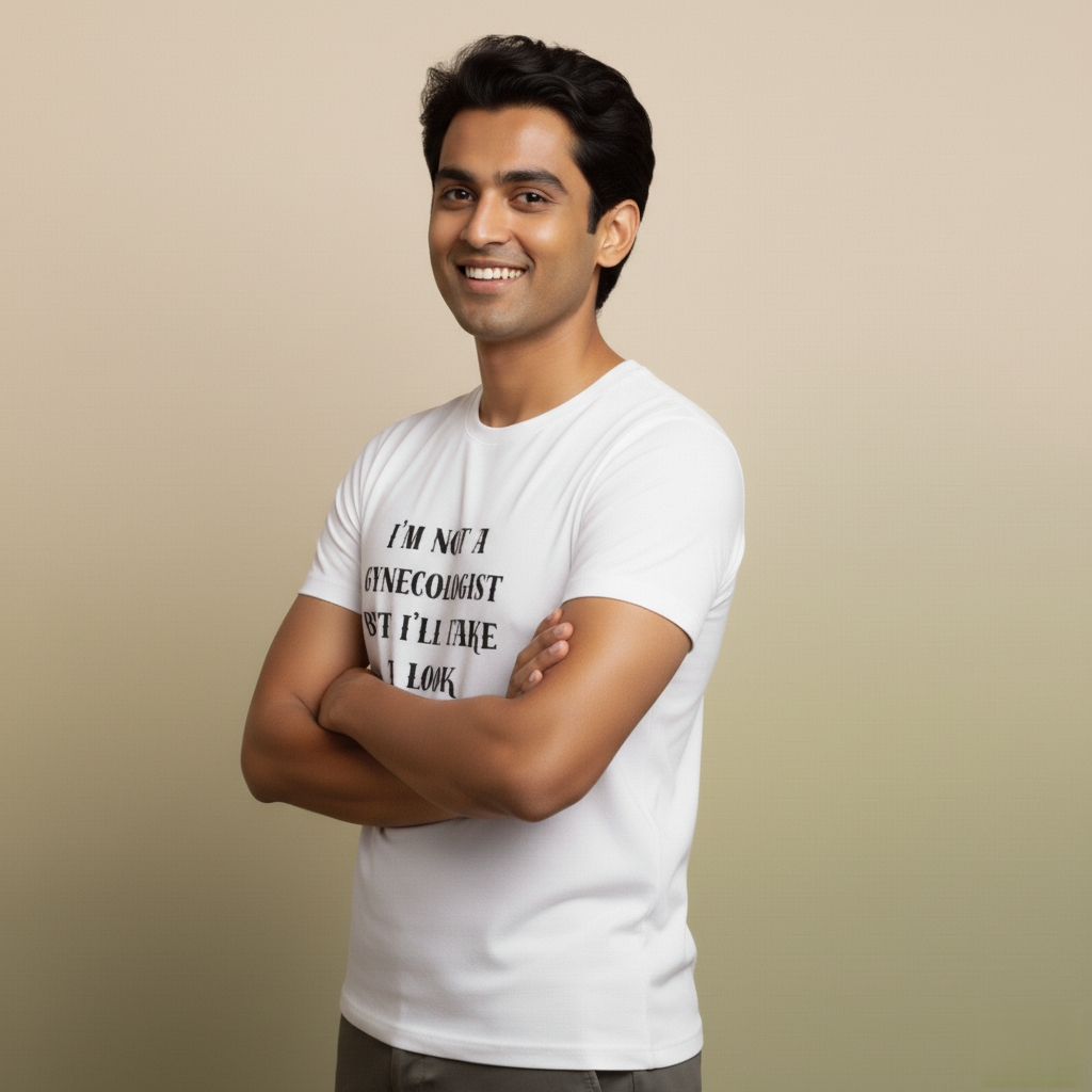 I’m Not a Gynecologist But I’ll Take a Look – Funny Men’s T-Shirt 👀
