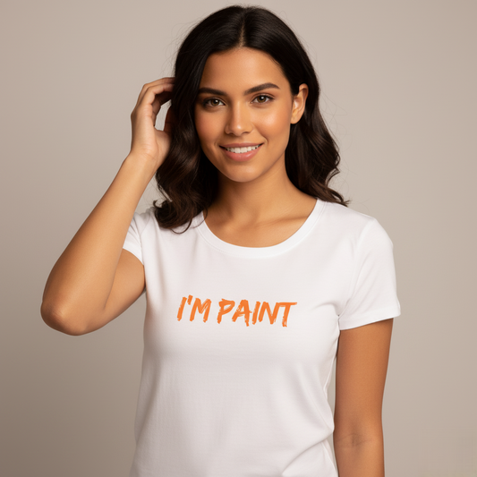 "I Am Paint"  Women's Curved T-Shirt