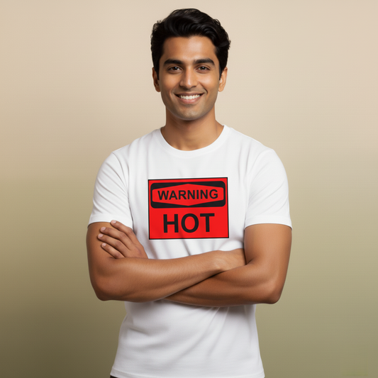"Warning: Hot"  Men's Unisex T-Shirt
