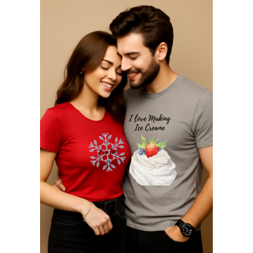 "The Ice Cream Pair – His: I Love Making Ice Cream | Hers: I Am Ice"