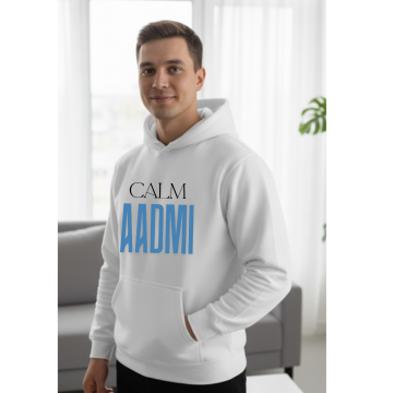Calm Aadmi – Men’s Hoodie