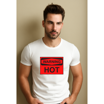 "Warning: Hot" – Men's Unisex T-Shirt